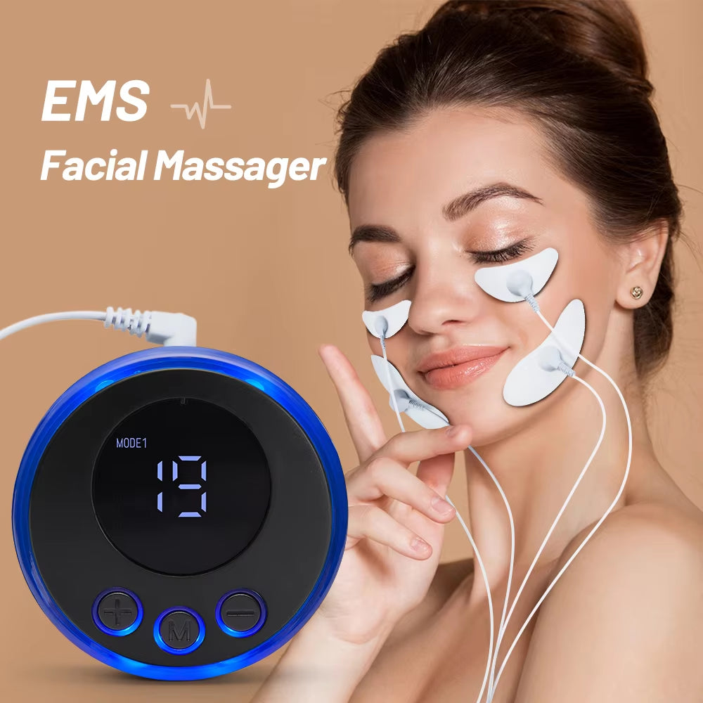 EMS Face Lifting Massage Microcurrent Face for Face anti Wrinkle Skin Tighten Beauty Health Face Massage